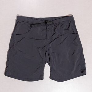 Kavu Big Eddy Belted Lightweight Shorts Men's XL Black Outdoors Nylon Hiking